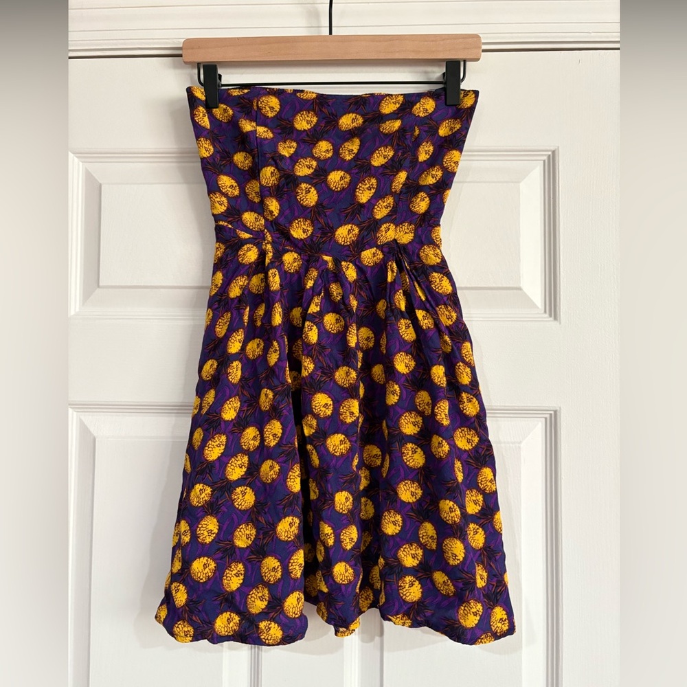 Forever 21 Purple and Yellow Floral Dress